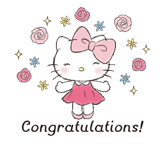 hello kitty congrats.gif