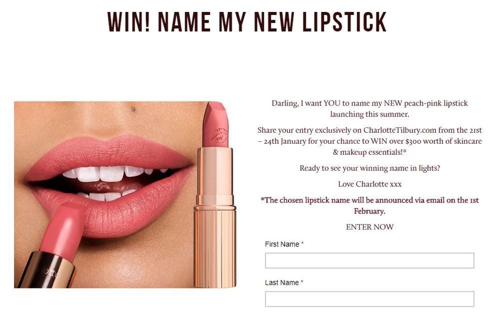 charlotte tilbury lipstick contest summer peach.JPG