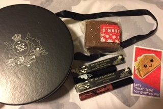 Makeup and treats, what more could a girl want?!!