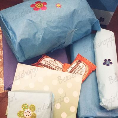 Lovely tissue-wrapped surprises!