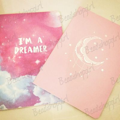 Blank page journals for drawing or writing. I’m going to use these for jewellery designs!