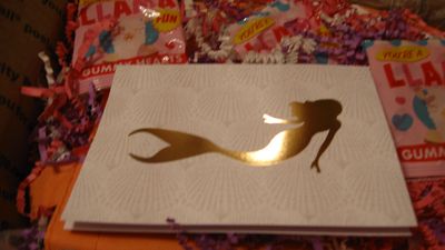 Look at that gorgeous mermaid card!