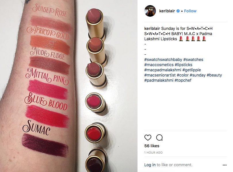 mac bronx lipstick swatch