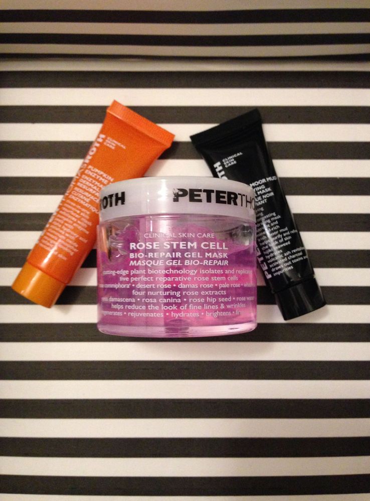 PTR Masks - Pumpkin Enzyme, Rose Stem Cell and Irish Moor Mud