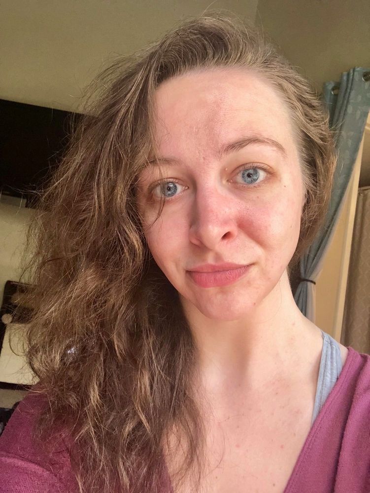 Crazy air dried hair