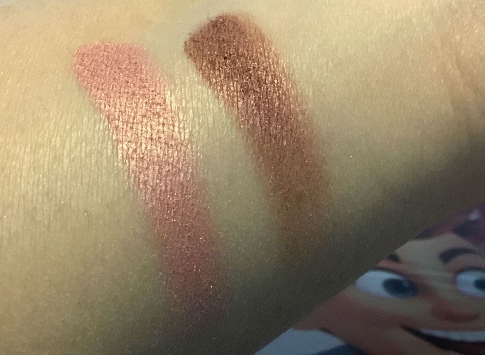Swatches if anyone is on wondering how the colors look IRL