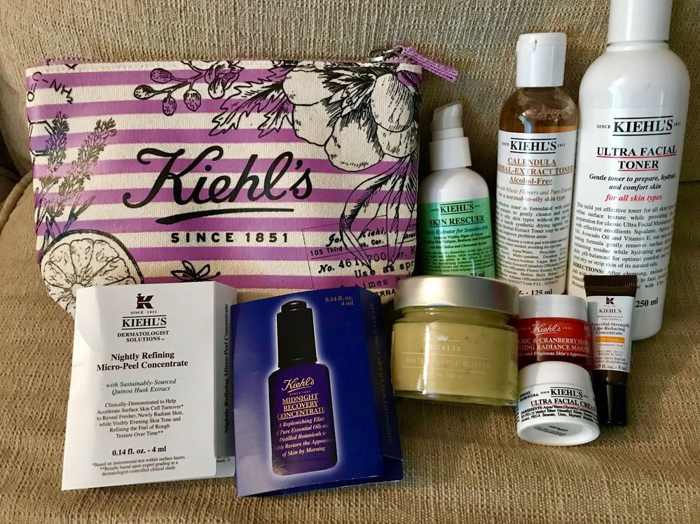 First time buying from Kiehl's website.  They forgot my 3 free samples.