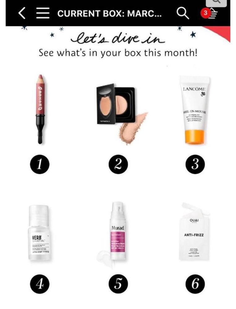 These “preview” items that are supposed to be in the box are never the same. They are usually switched out for a similar/likewise item that has a lower value. #1 arrived as a different (cheaper) pencil, #2 arrived as Sephora’s generic brand, #5 was not even in the box. This is starting to become the new normal for the PLAY box.  Anyone else having this problem?